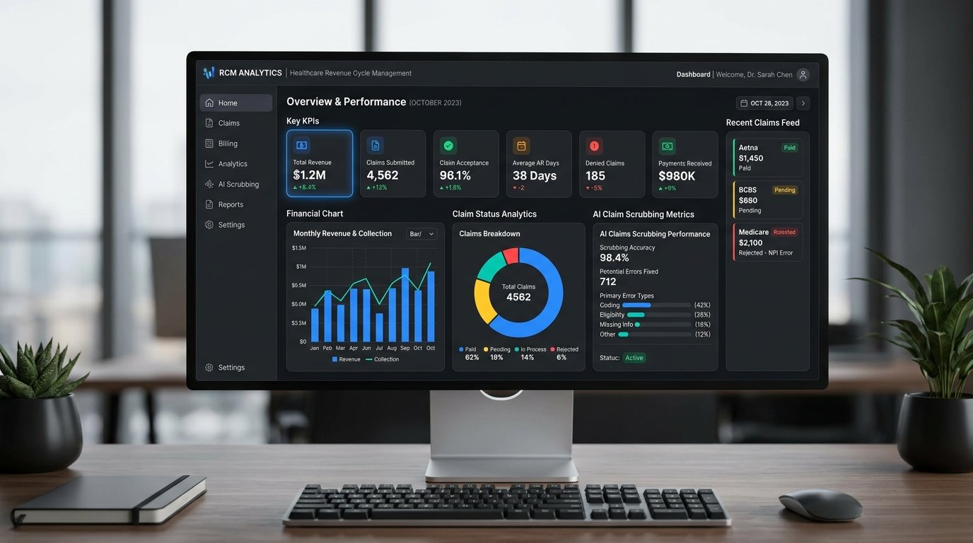 Glavex Health RCM Analytics Dashboard